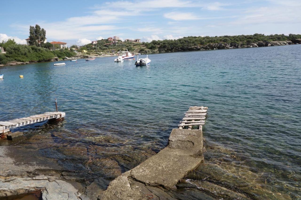 Beach Front House With View Marathos  Dış mekan fotoğraf