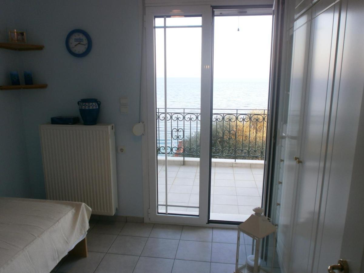 Beach Front House With View Marathos  Dış mekan fotoğraf